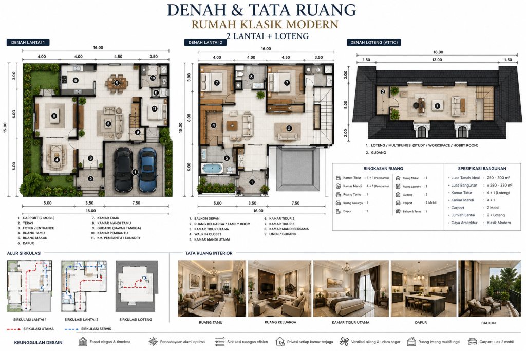 rumah klasik modern